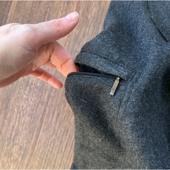 WOOLRICH High Rise Wool Straight Leg Trousers Heritage Minimalist Dress Pants 6 - Picture 11 of 14